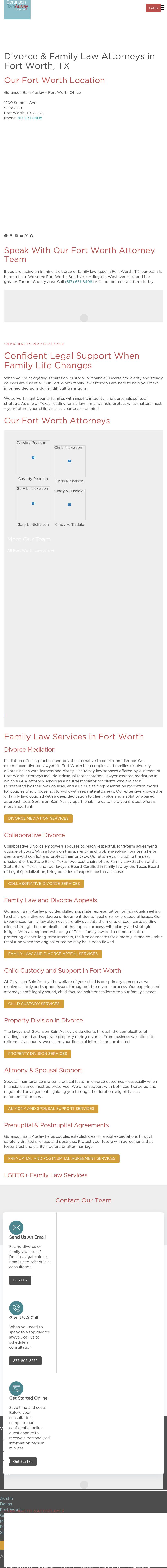 Law Office of Gary L. Nickelson - Fort Worth TX Lawyers