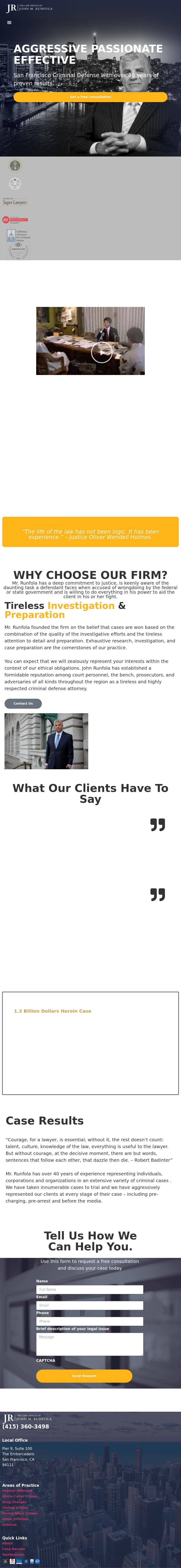 Law Office of John M. Runfola - San Francisco CA Lawyers