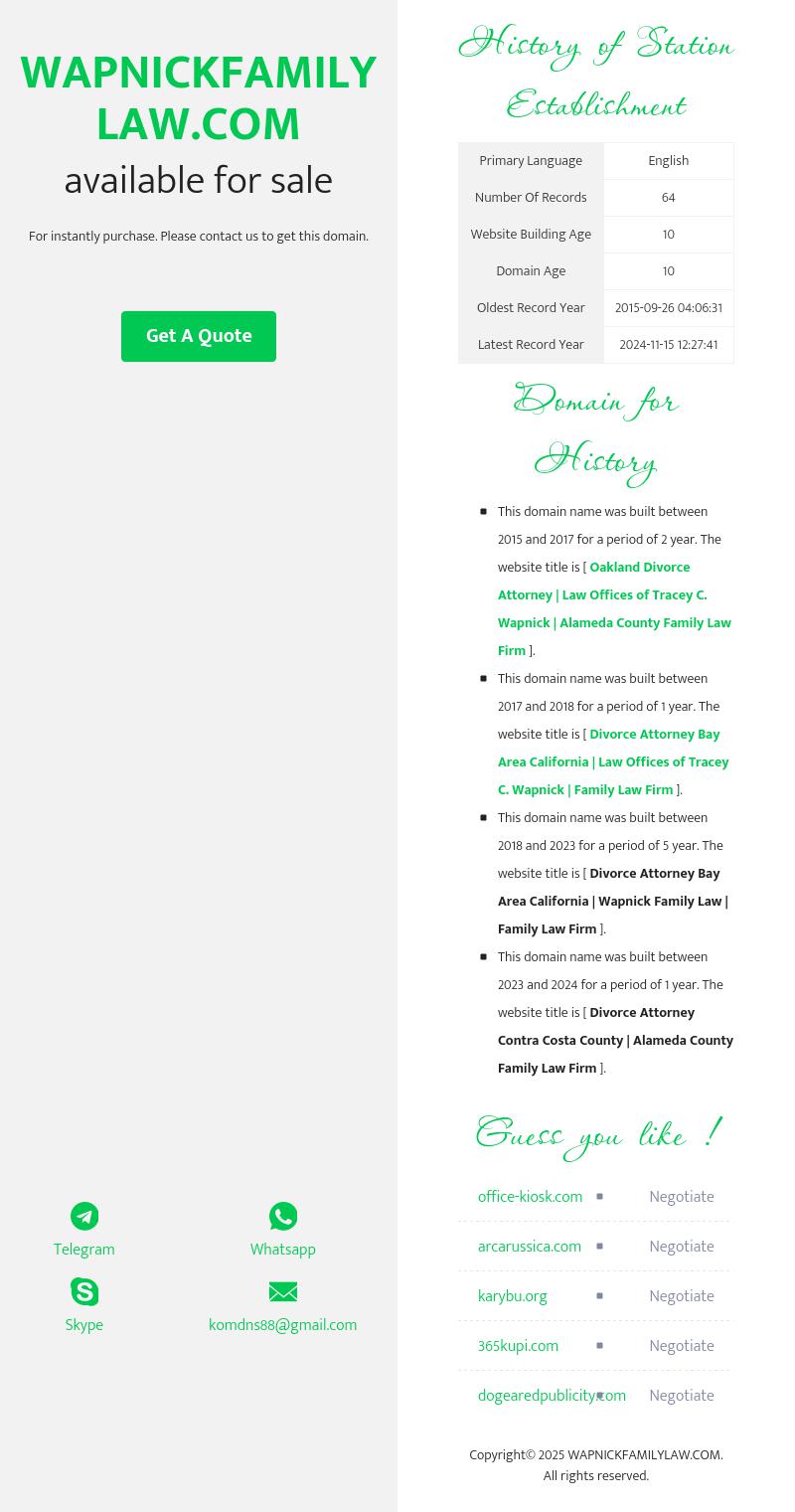 Law Office of Tracey C. Wapnick - Oakland CA Lawyers