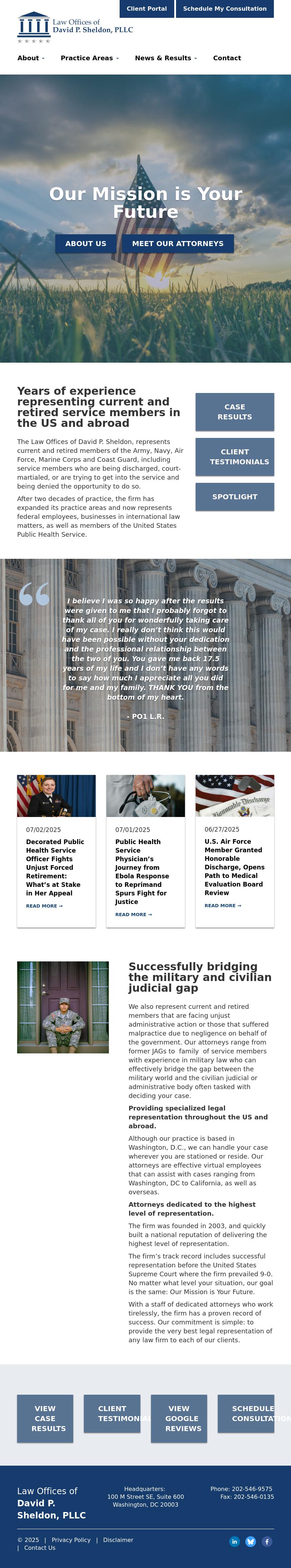 Law Offices of David P. Sheldon - Washington DC Lawyers