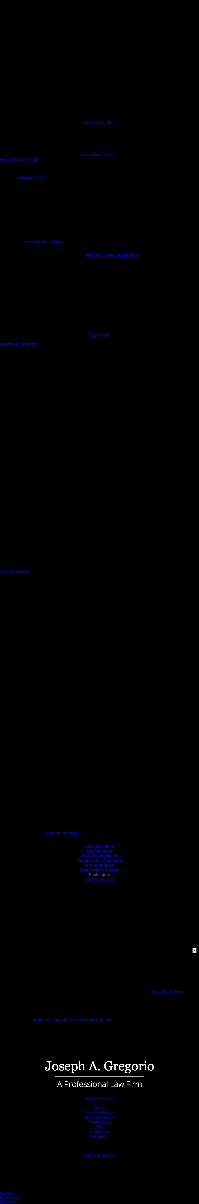 Law Offices of Joseph A. Gregorio - Bossier City LA Lawyers