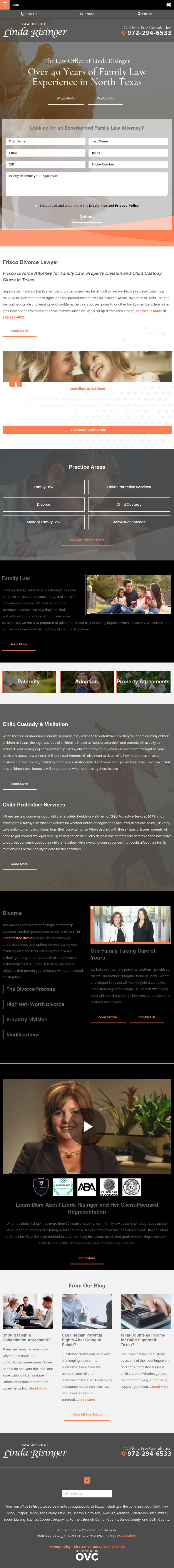 Law Offices of Linda Risinger - Frisco TX Lawyers