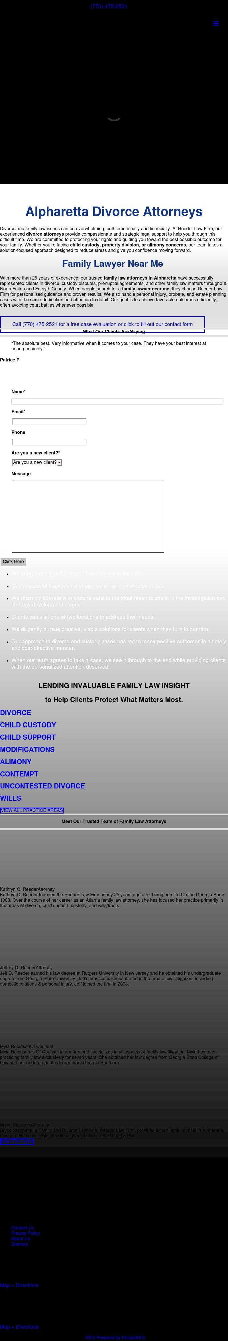 Reeder Law Firm - Alpharetta GA Lawyers