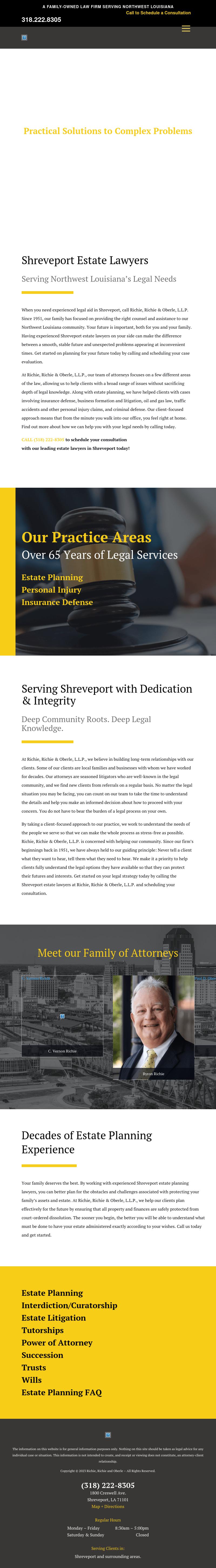 Richie Richie & Oberle LLP - Shreveport LA Lawyers