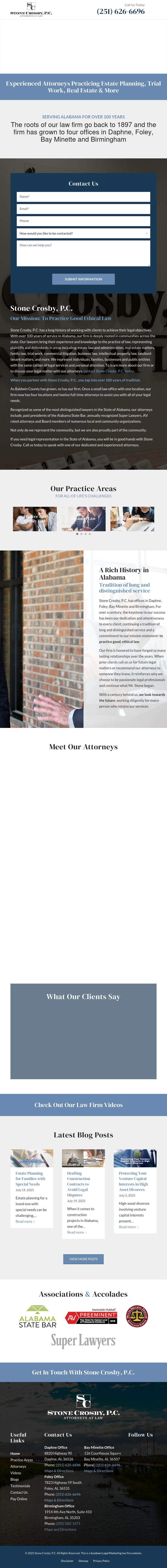 Stone, Granade & Crosby, P.C. - Foley AL Lawyers