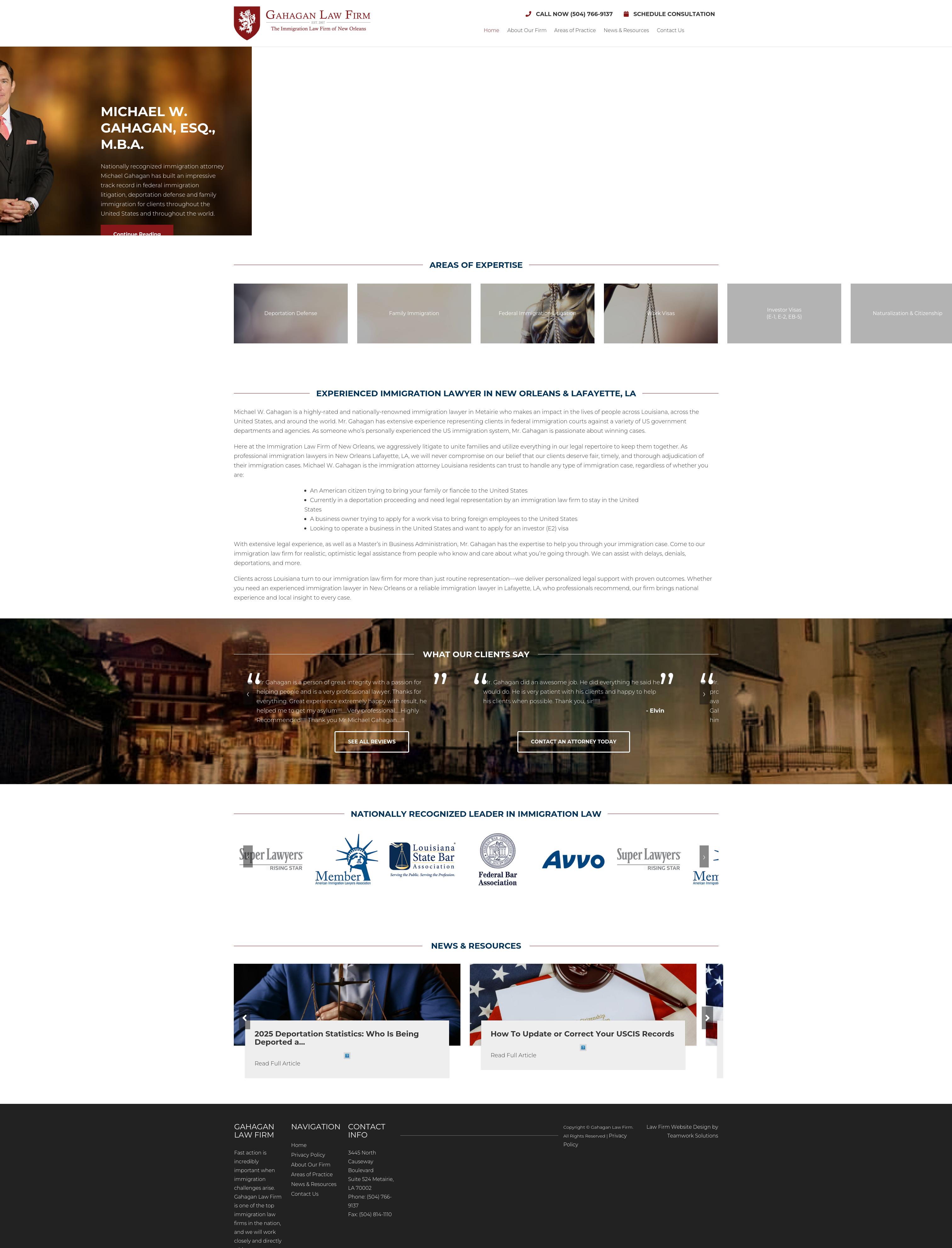 The Immigration Law Firm of New Orleans - Metairie LA Lawyers