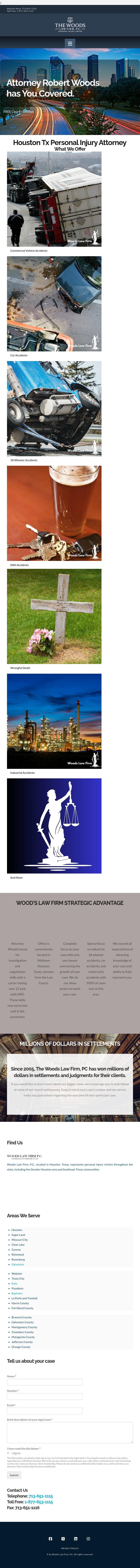 Woods Law Firm, P.C. - Houston TX Lawyers
