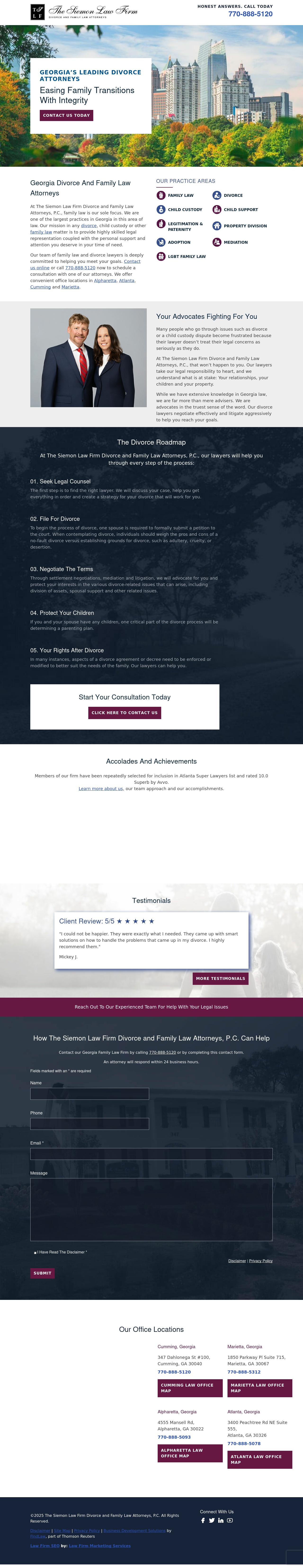 The Siemon Law Firm - Alpharetta GA Lawyers