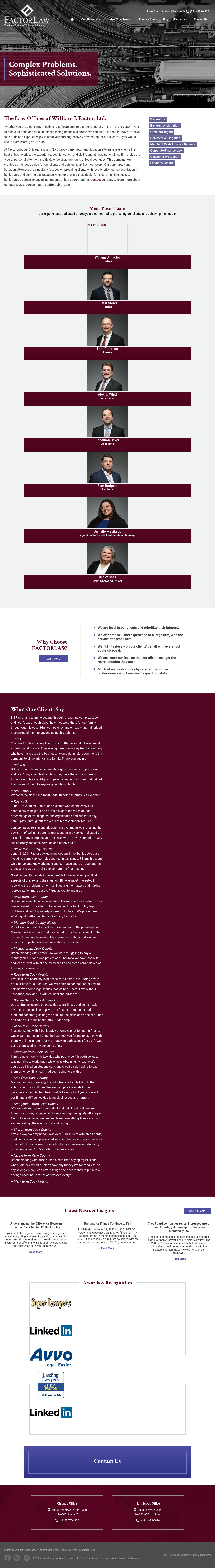 William Factor - Chicago IL Lawyers